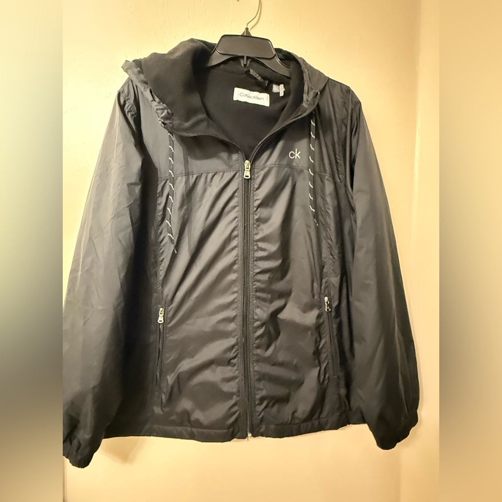 Calvin Klein Black Hooded Jacket